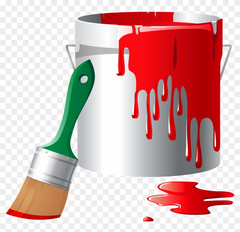 Paint Bucket Png Clip Art - Paint Png Clipart #49261