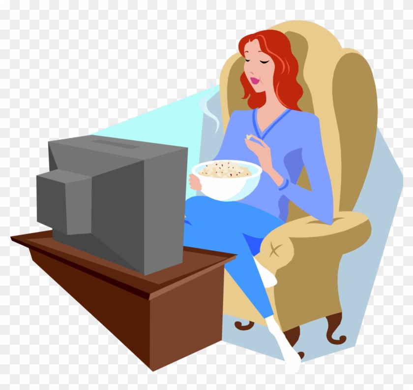 Watch Clipart Tv Time - Watch Tv Transparent #49254