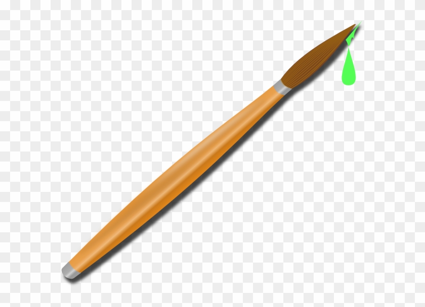 Paintbrush Paint Brush Clip Art Free Clipartix - Atlanta Braves Bat #49369