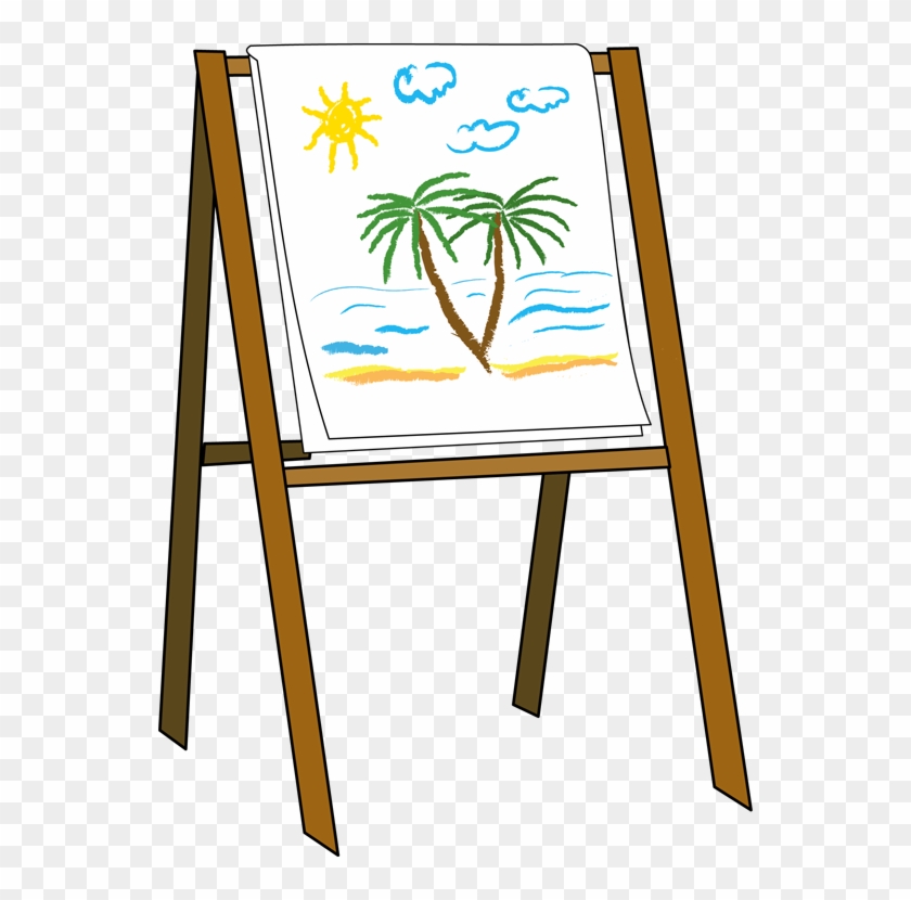 Art Easel Clipart - Easel Clipart #49639