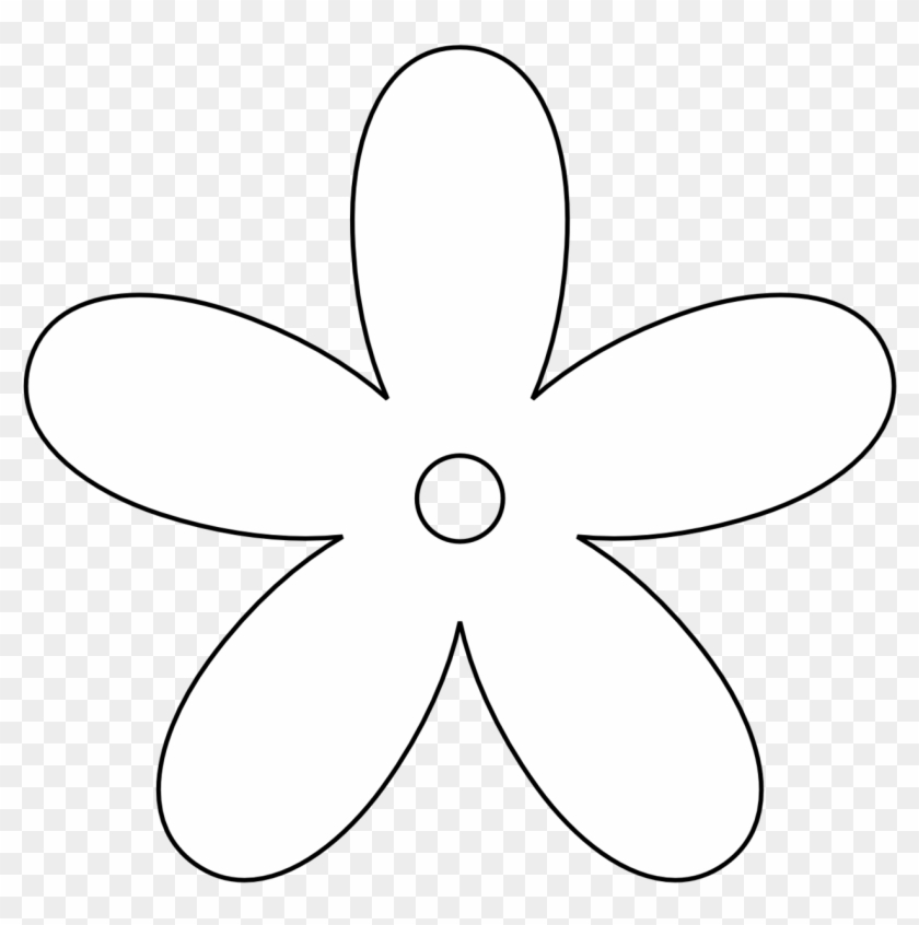 White Flower Clip Art #49790