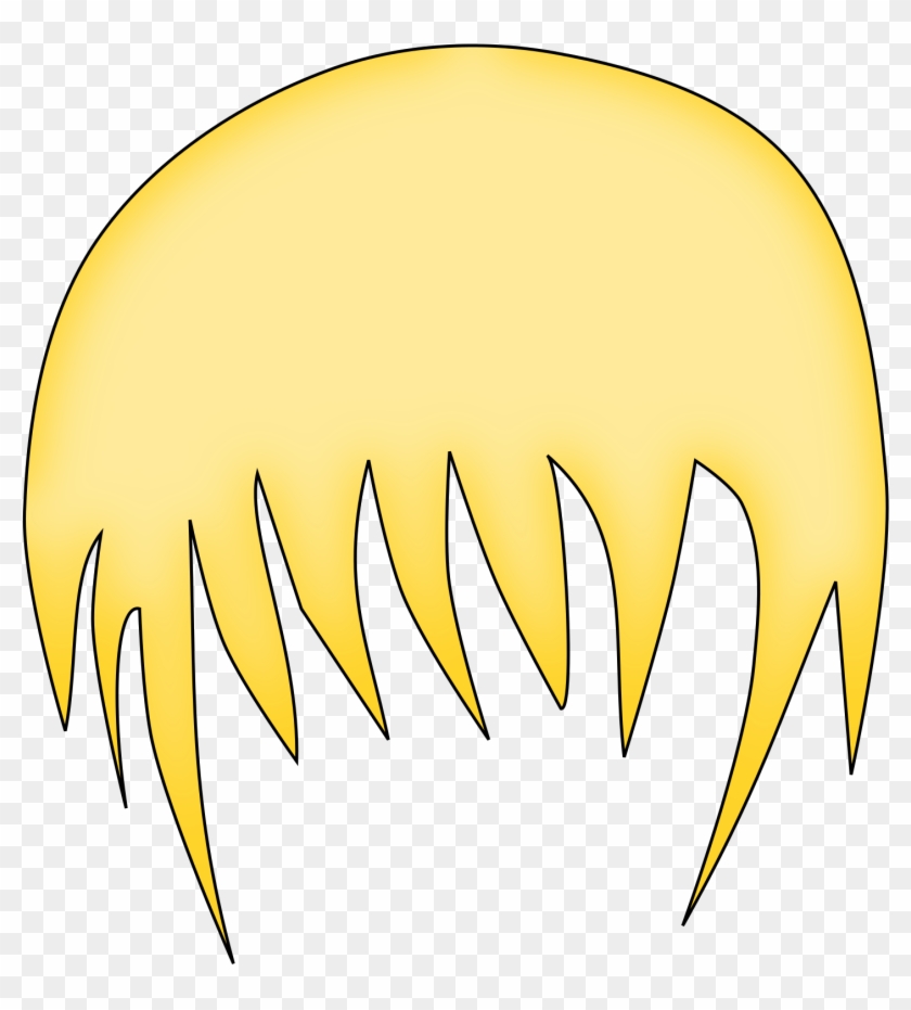Clipart - Hair Boy Anime Png #49839