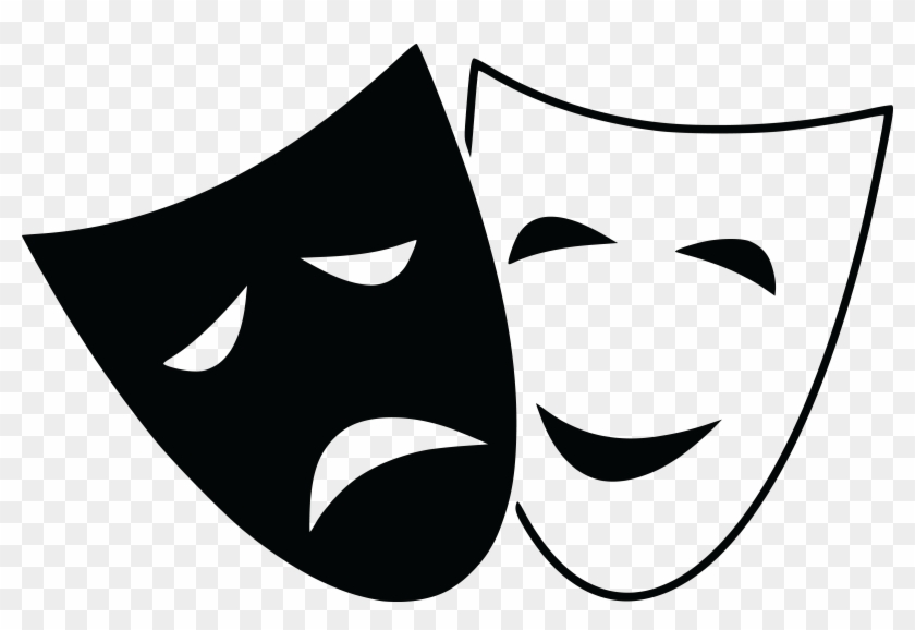 Download Eps, - Svg, - Free Clipart Of Theater Masks - Comedy And ...