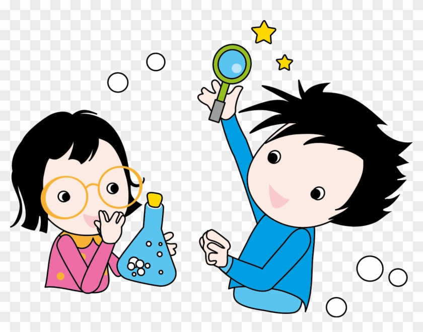 Mad Scientist Cute Digital Clipart - Science Kids Cartoon #49898