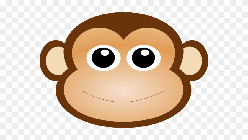 Monkey Mask Clipart - Monkey Face Cartoon #50028