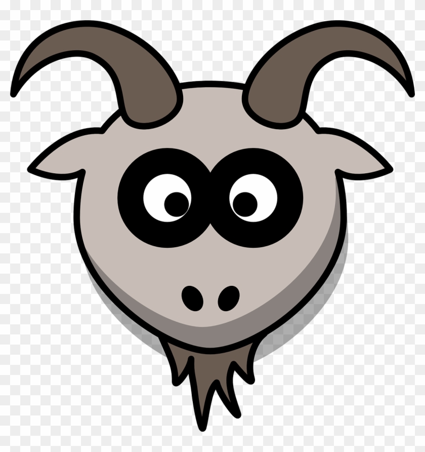 Mask Clipart Goat - Cartoon Goat - Free Transparent PNG Clipart Images  Download