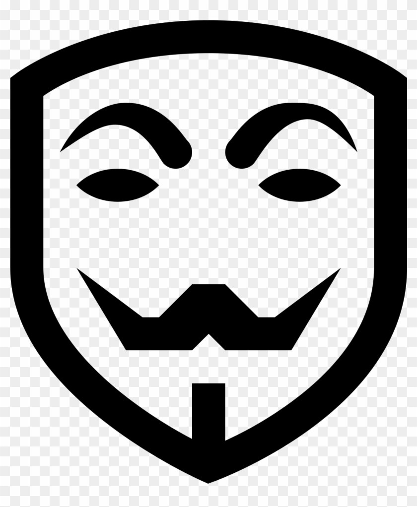 Anonymous Mask Clip Art - Anonymous Logo Transparent Background #50166