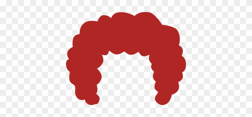 red hair wig clipart