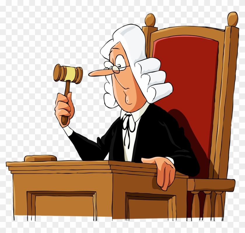 Scrapbook - Judge Cartoon Character - Free Transparent PNG Clipart Images  Download
