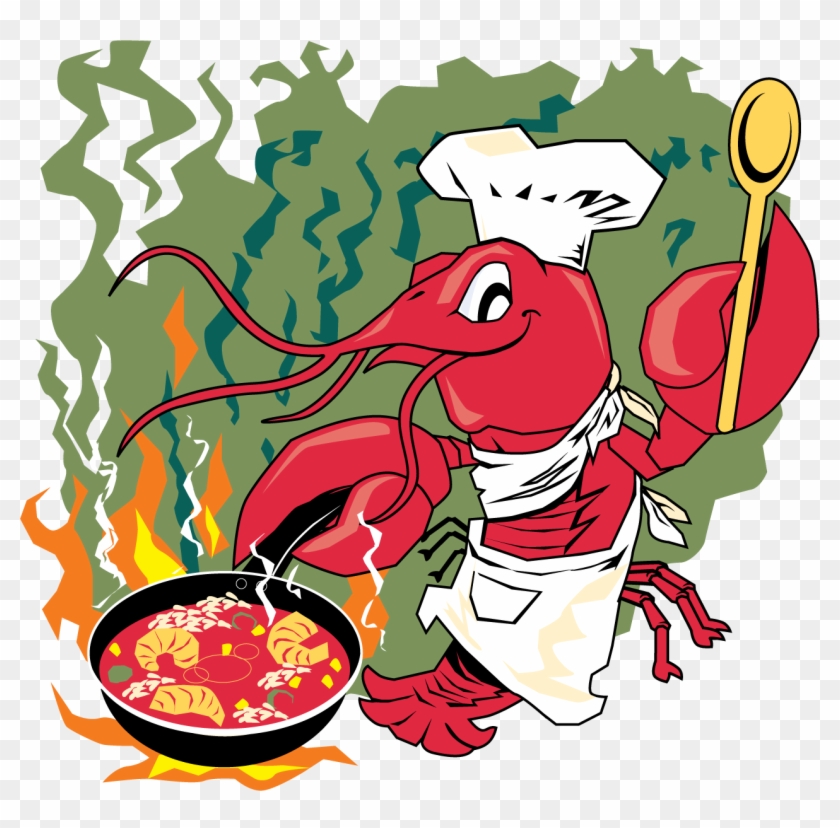 Dancing Crawfish Clip Art