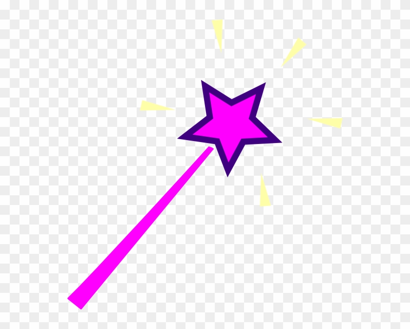 Purple Clipart Wand - Adobe Illustrator Reflect Tool #50302