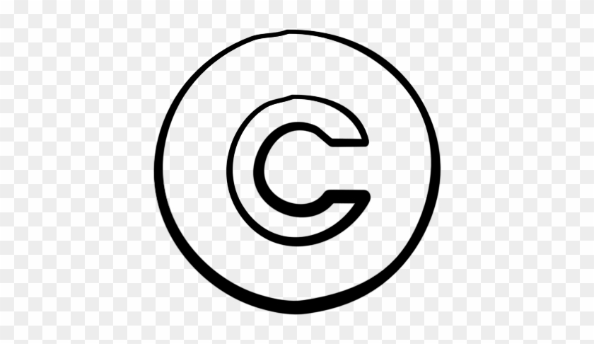 Copyright Symbol - Coloring Book #50458