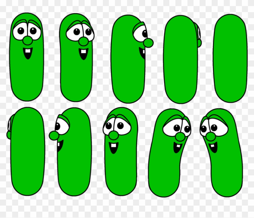 Larry The Cucumber Clip Art Clipart - Veggietales Larry The Cucumber #50482