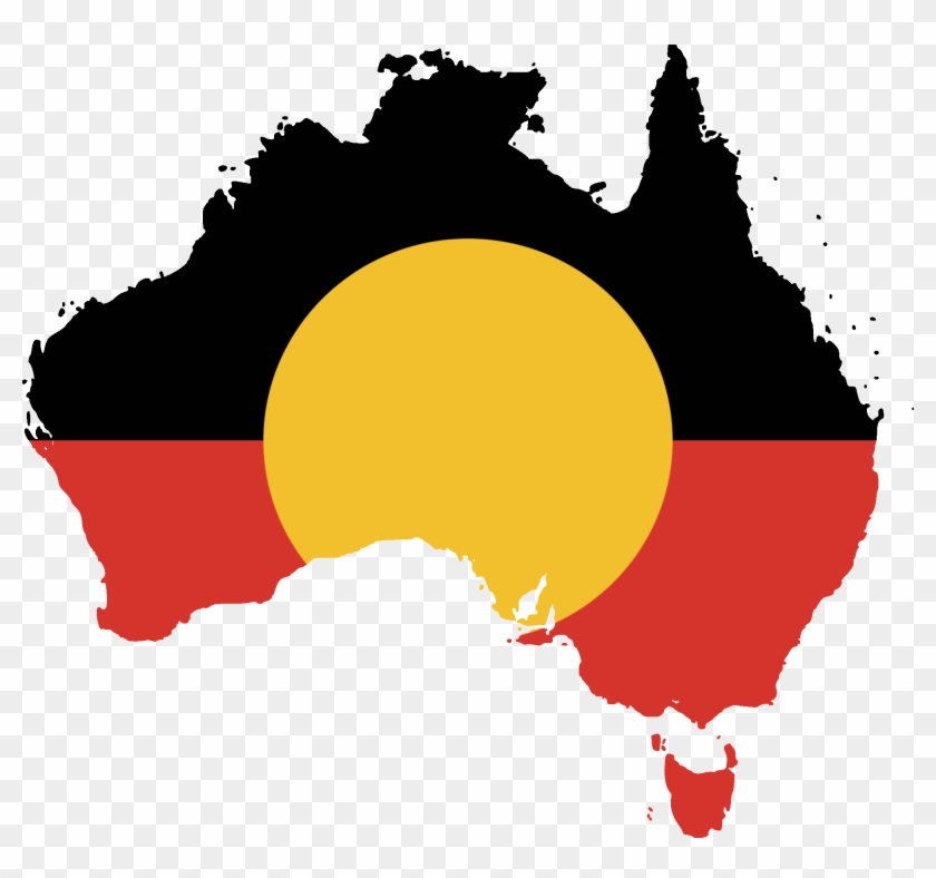 67 Australia Clipart Clipart Fans - Australia With Aboriginal Flag #50596