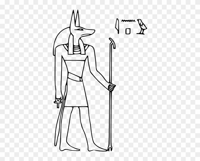 Anubis Clip Art - Anubis Egyptian God Drawing #50779