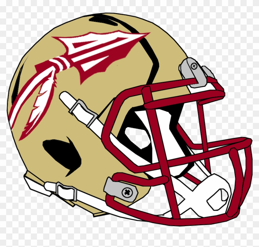 Helmet Clipart Fsu - Florida State Football Helmet Logo #50825