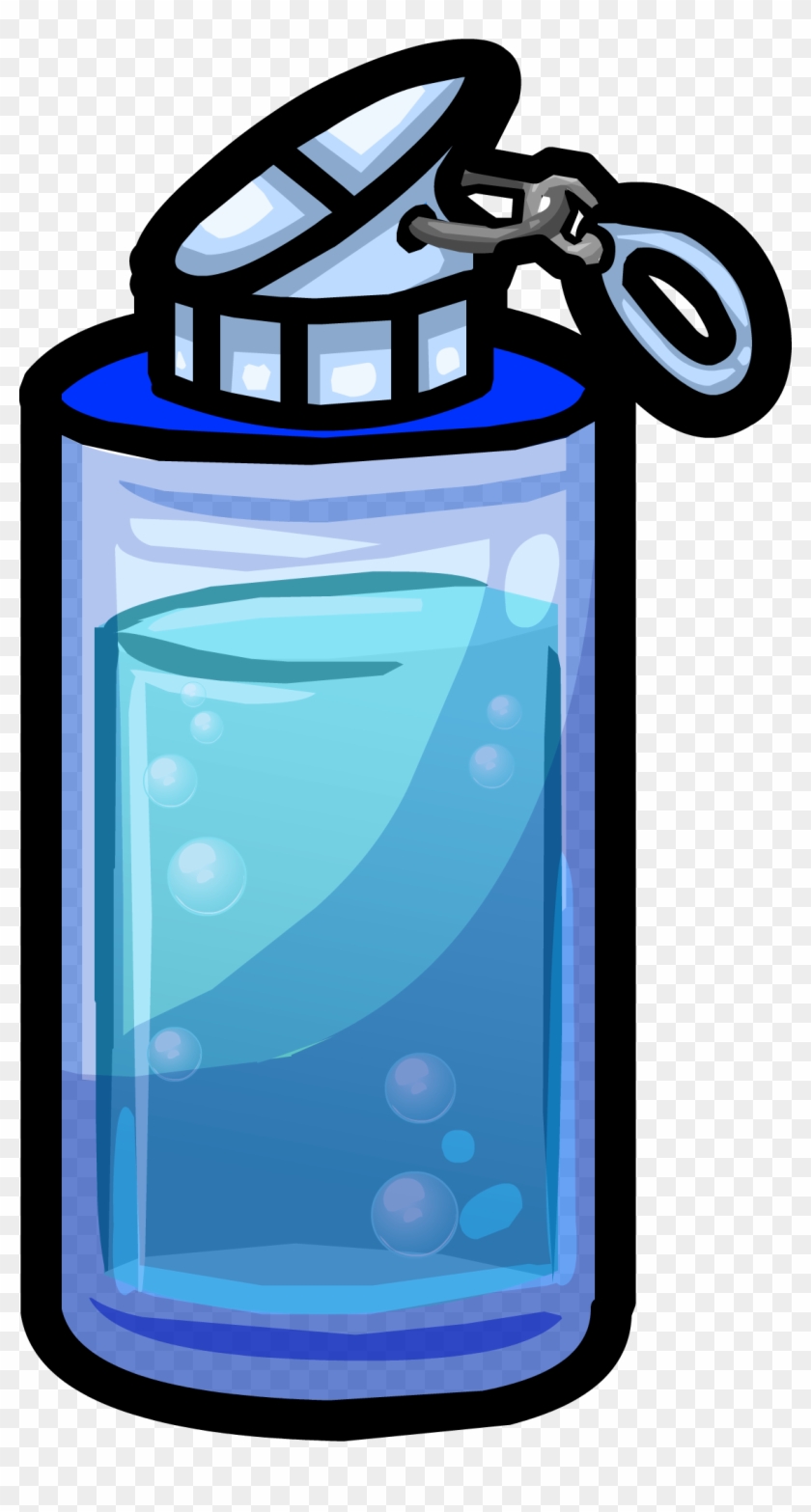 Blue Water Bottle Icon - Reusable Water Bottle Clipart #50858