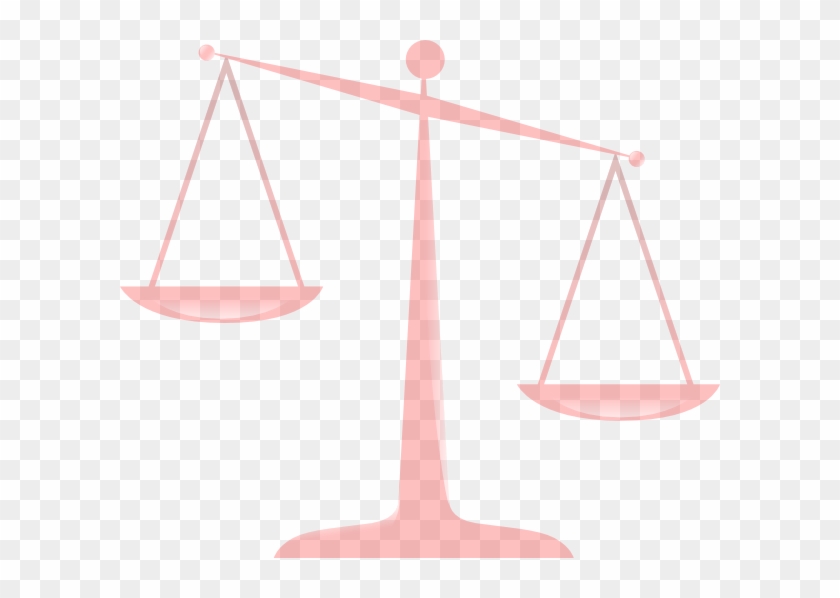 Transparent Scales Of Justice Clip Art At Clker - Scales Of Justice Clip Art #50888