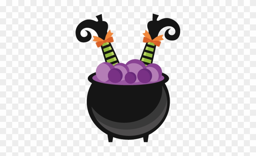 Witch In Cauldron Svg Scrapbook Cut File Cute Clipart - Witch In Cauldron Clipart #50928