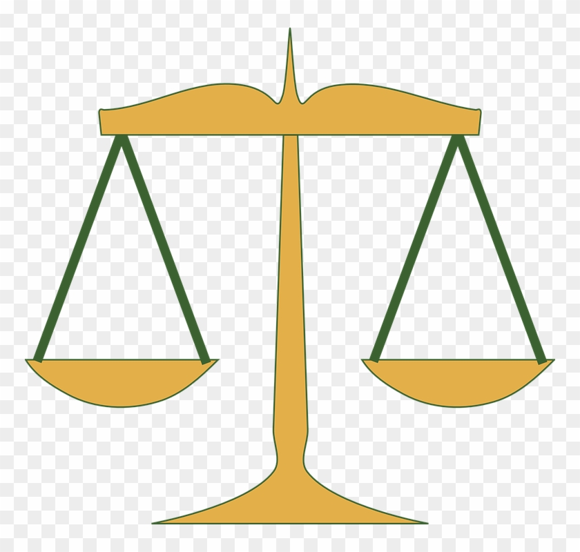 Balance Scale Clipart - Scales Of Justice Clipart #51034