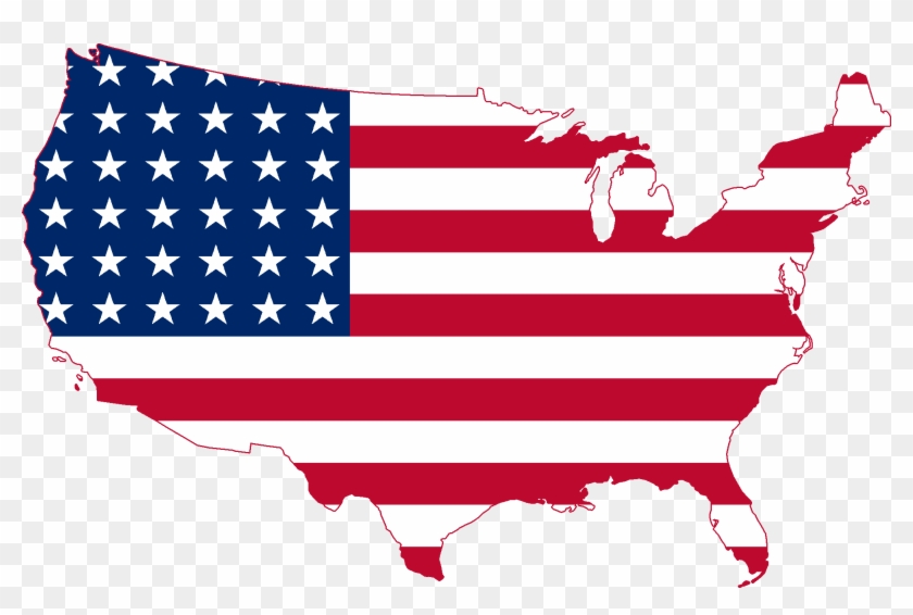 Government Purchasing Resources - America Flag Map #51231