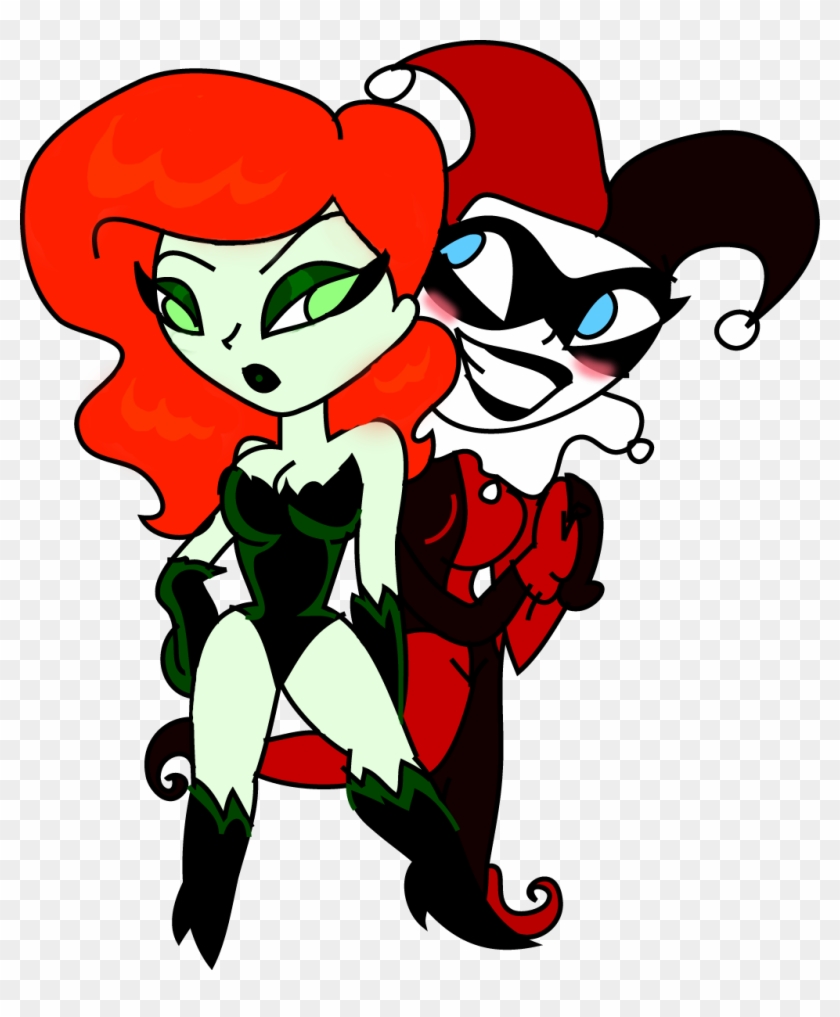 Poison Ivy Harley Quinn By Purfectprincessgirl - Cartoon Characters Poison Ivy And Harley Quinn #51255
