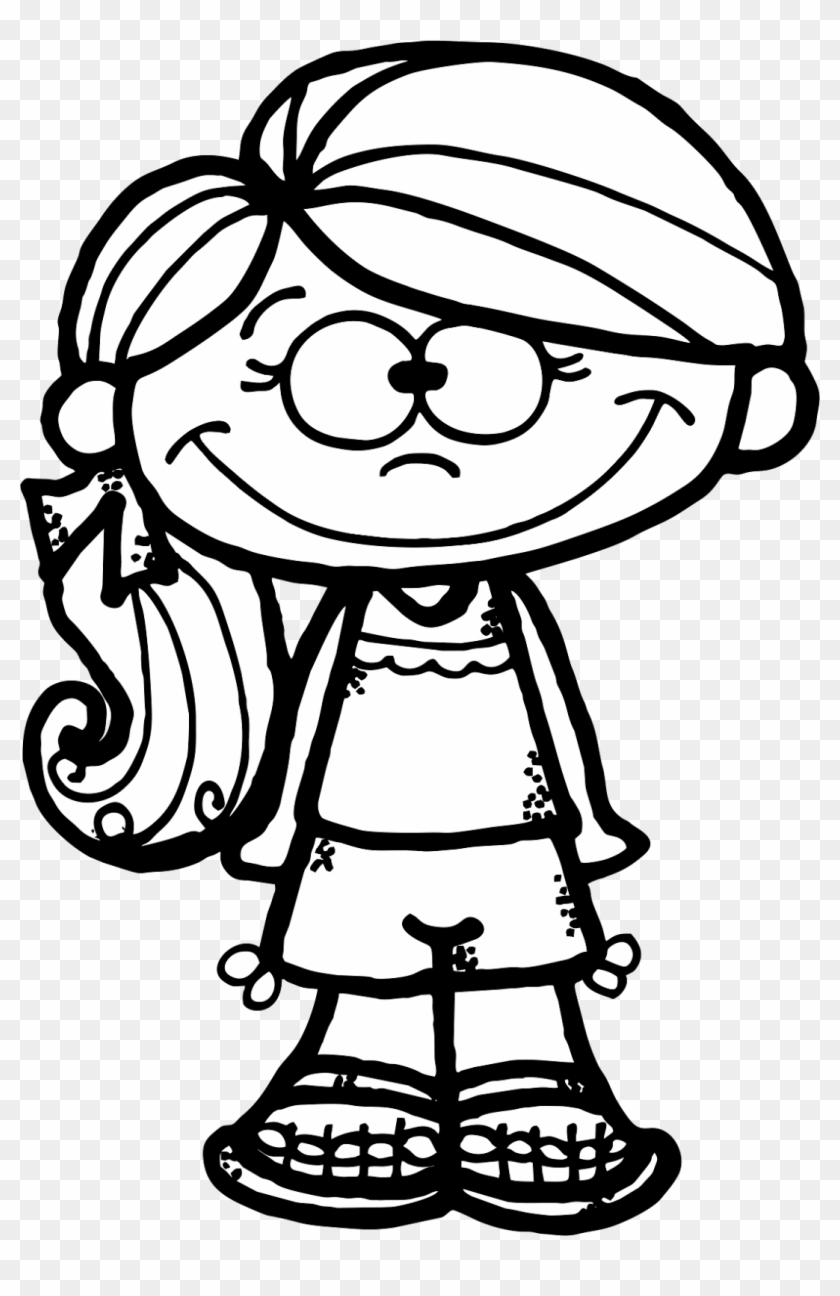 I Am So Excited, I Just Emailed The Printing Shop A - Girl Black White Clipart #51370