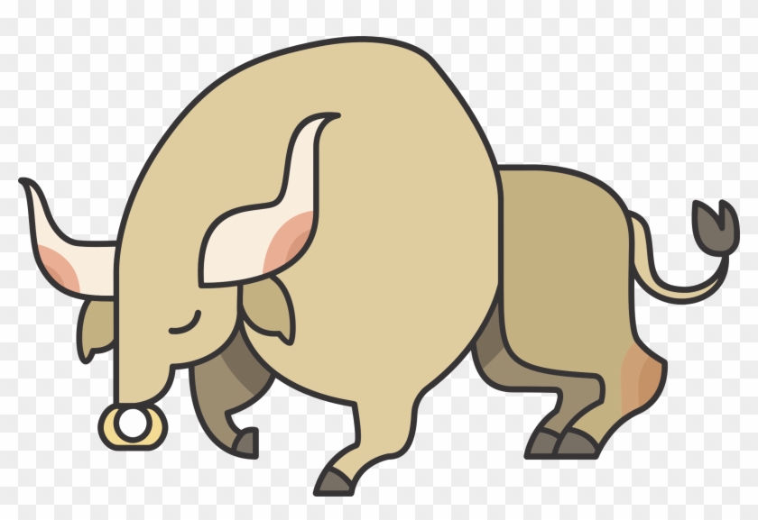 18 32 - Year Of The Bull Chinese Zodiac Illustration Pendant #51417