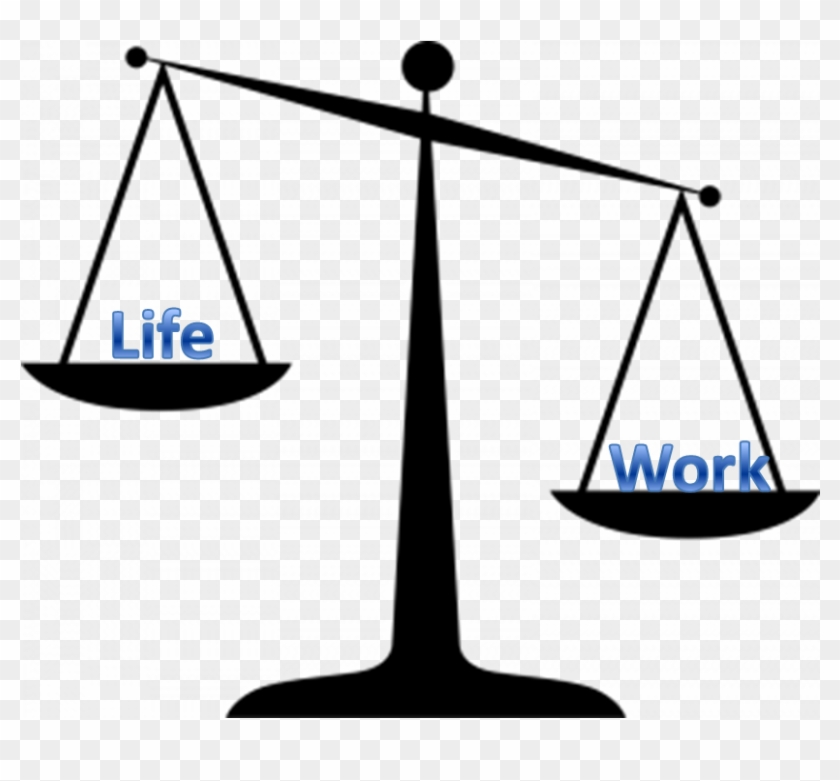 Work Life Balance Clipart - Scales Of Justice Clip Art #51425