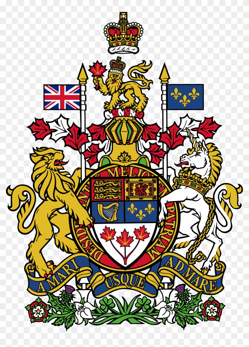 Country Clipart Federal Government - Canada Coat Of Arms #51467