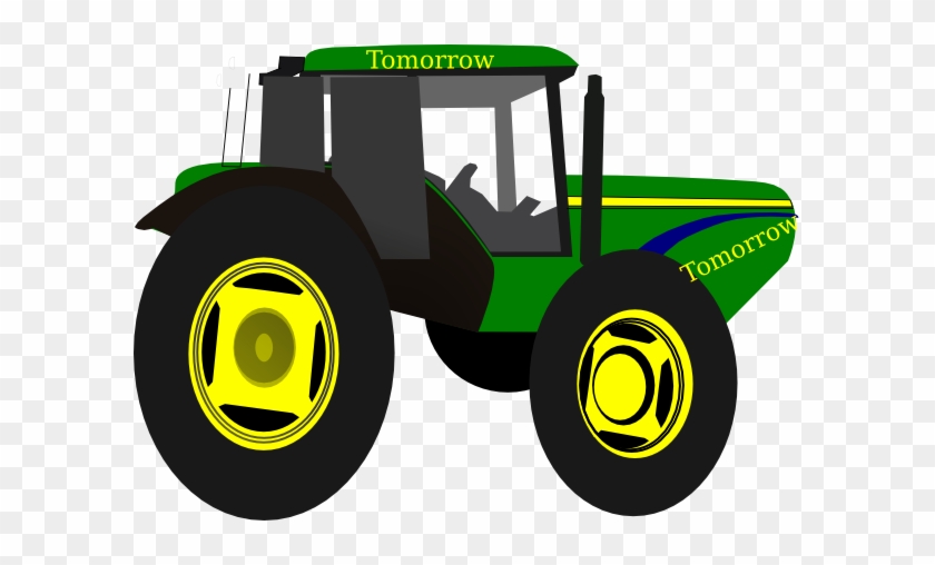 Green Tractor Tomorrow Clip Art At Clker - Tractor Clip Art #51561