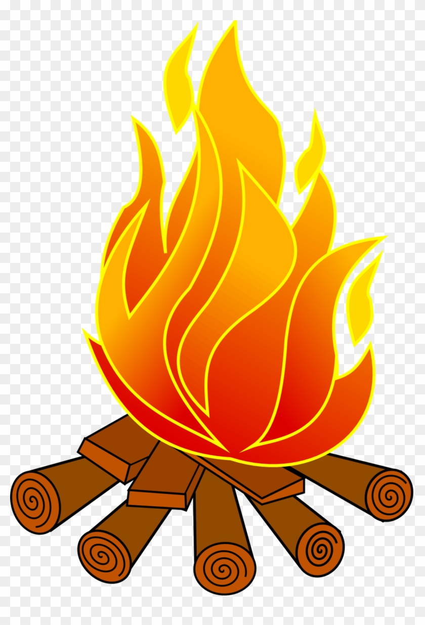 Cub Scout Campfire Clipart Kid - Wood Fire Clip Art #51765
