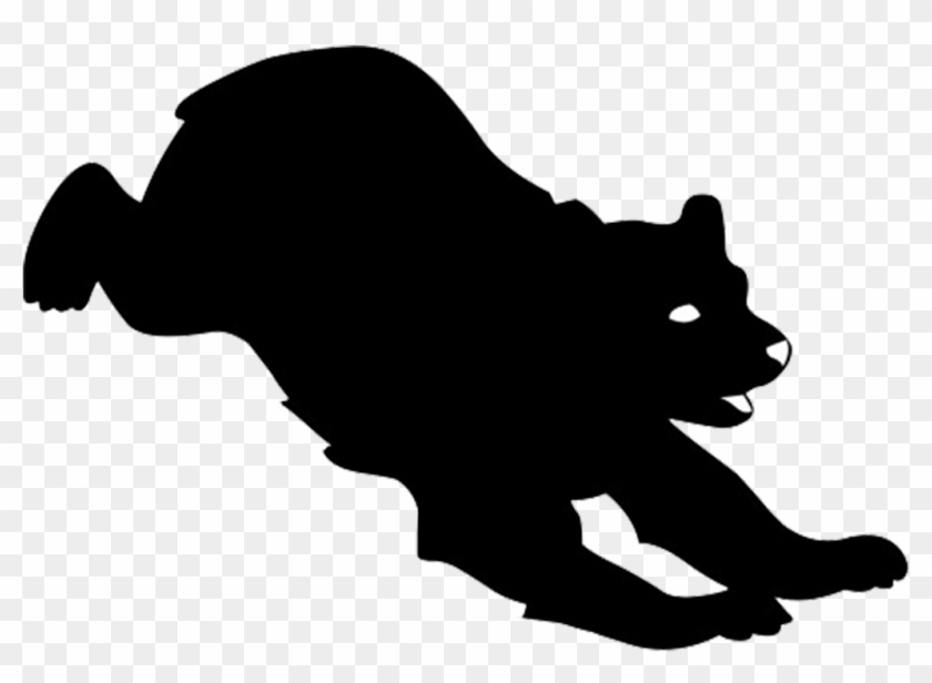 Animal Silhouette, Silhouette Clip Art - Silhouette Bear Png #51779