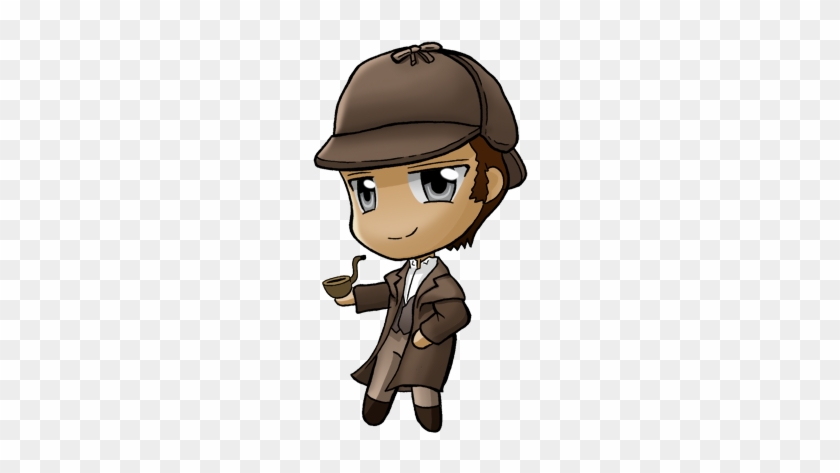 Sherlock Chibi By Alexisroyce - Sherlock Holmes Anime Png #51778