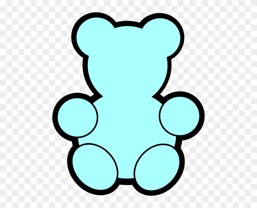 Blue Teddy Bear Clip Art - Bear #51838