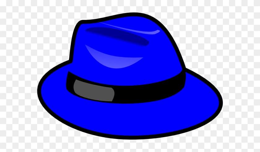 Blue Fedora Clip Art - Fedora Clipart #51844