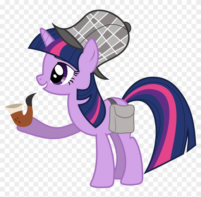 90sigma, Bubble Pipe, Deerstalker, Female, Hat, Mare, - Little Pony Friendship Is Magic #52000