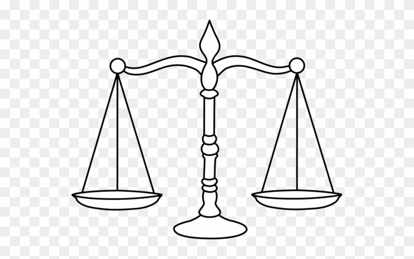 Lawyer Logo Clipart - Balance Coloring Pages #51998