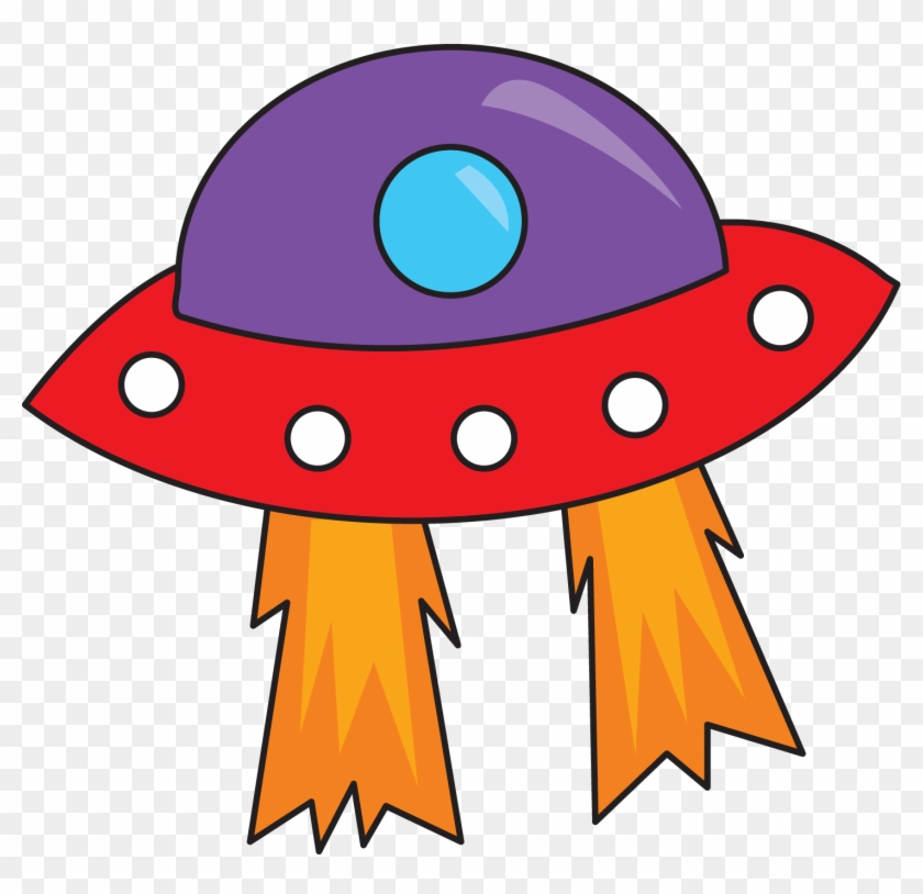 Cartoon Ufo Clipart Cliparts And Others Art Inspiration - Outer Space Clip Art #52063