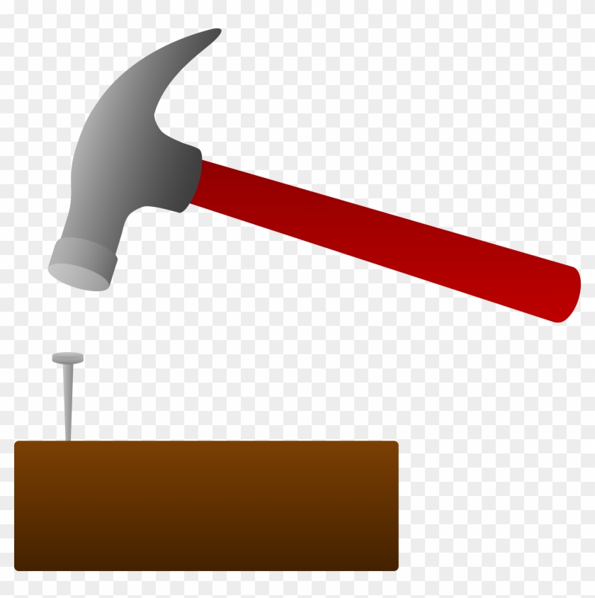 Clipart Info - Hammering A Nail Clipart #52084