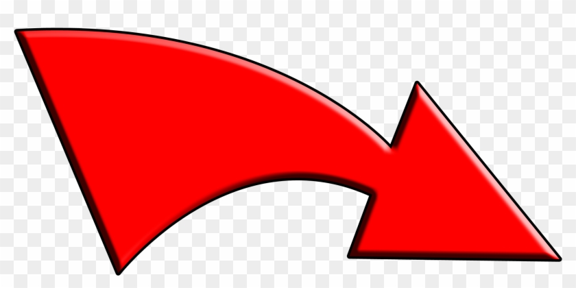 Downward Arrow - Red Arrow Transparent Background #52129