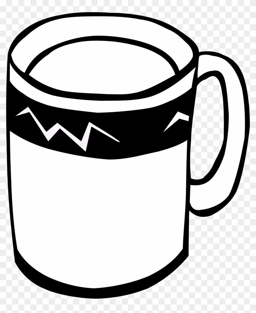 Big Image - Mug Clip Art Black And White #52503