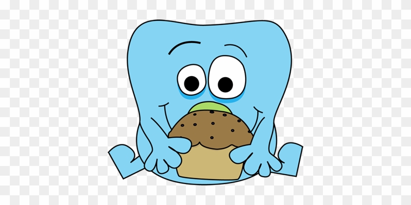 Monster With A Muffin - Muffin Eating Monster #52542