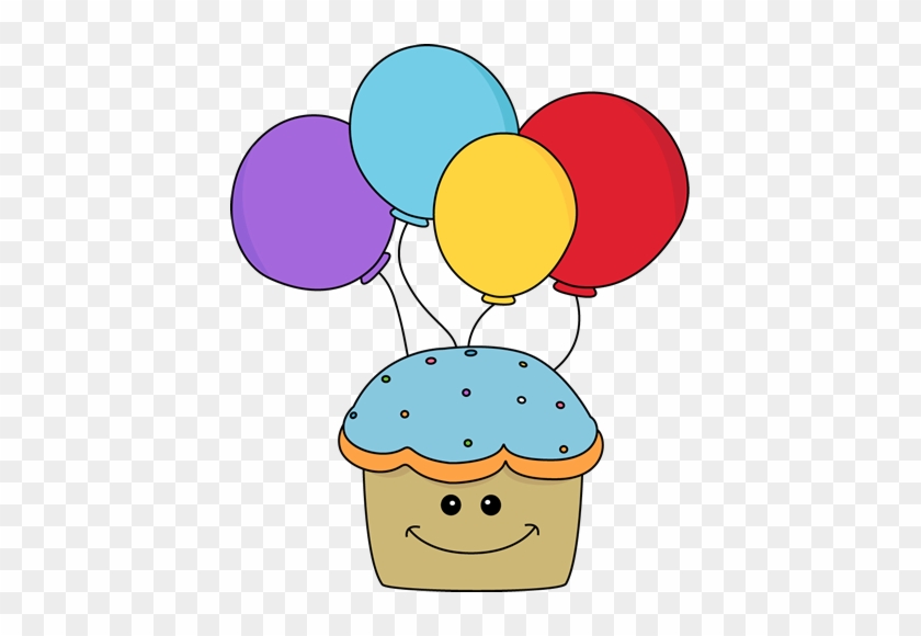 Happy Cupcake Clipart - Cute Birthday Clipart #52560