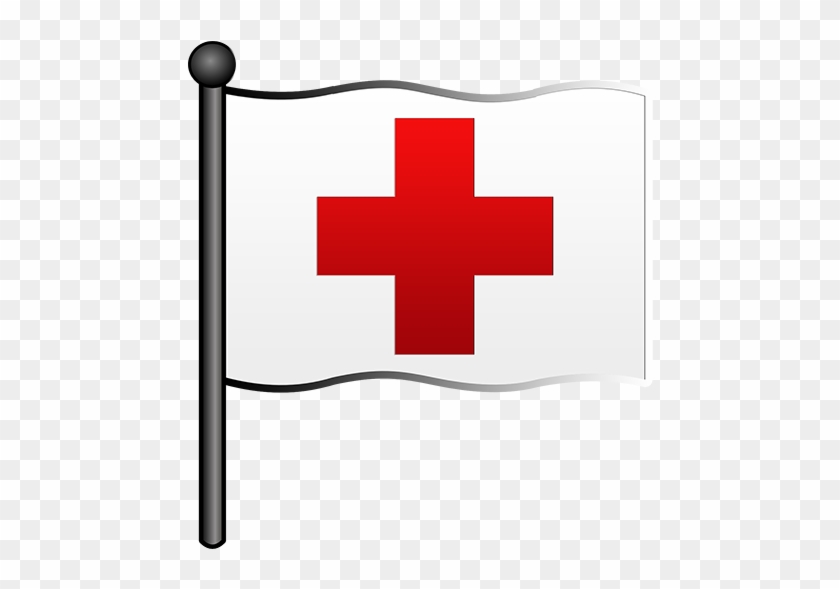 American Red Cross British Red Cross Clip Art - Red Cross On White Flag #52593