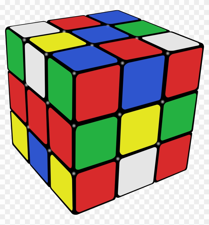 Cube Clipart Link - 80s Rubik's Cube #52666