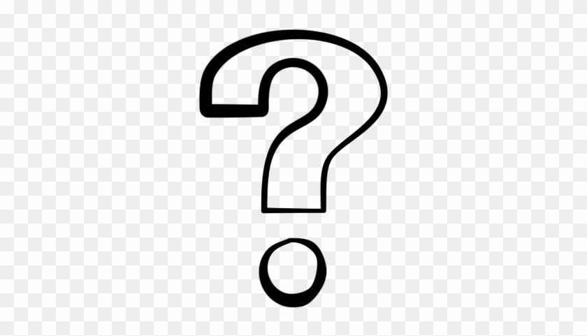 Question Mark Clip Art Black And White - White Clip Art Question Mark #52846