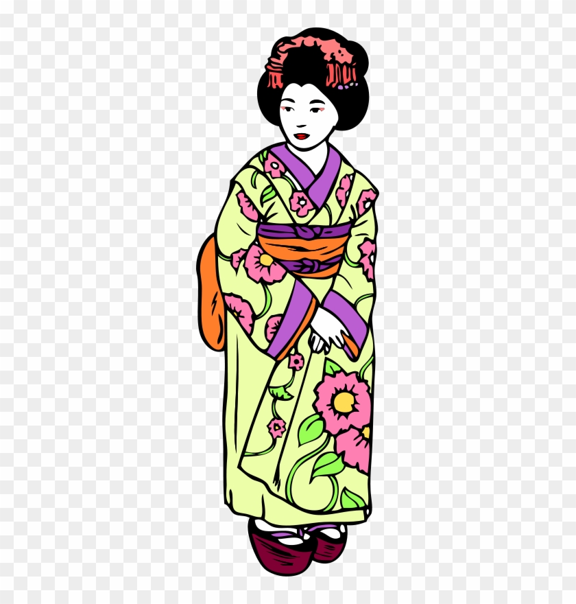 Geisha Cliparts - Japanese People Clip Art #52848