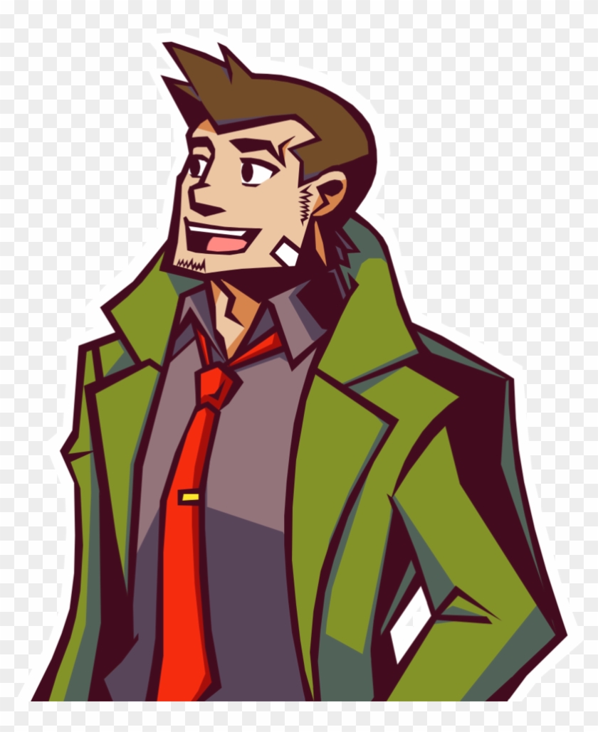Detective Gumshoe In Ghost Trick Stlye By Rockerfox999 - Ace Attorney Ghost Trick #52867