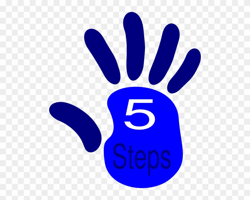 Five Step Clip Art - 5 Steps Clip Art #52877